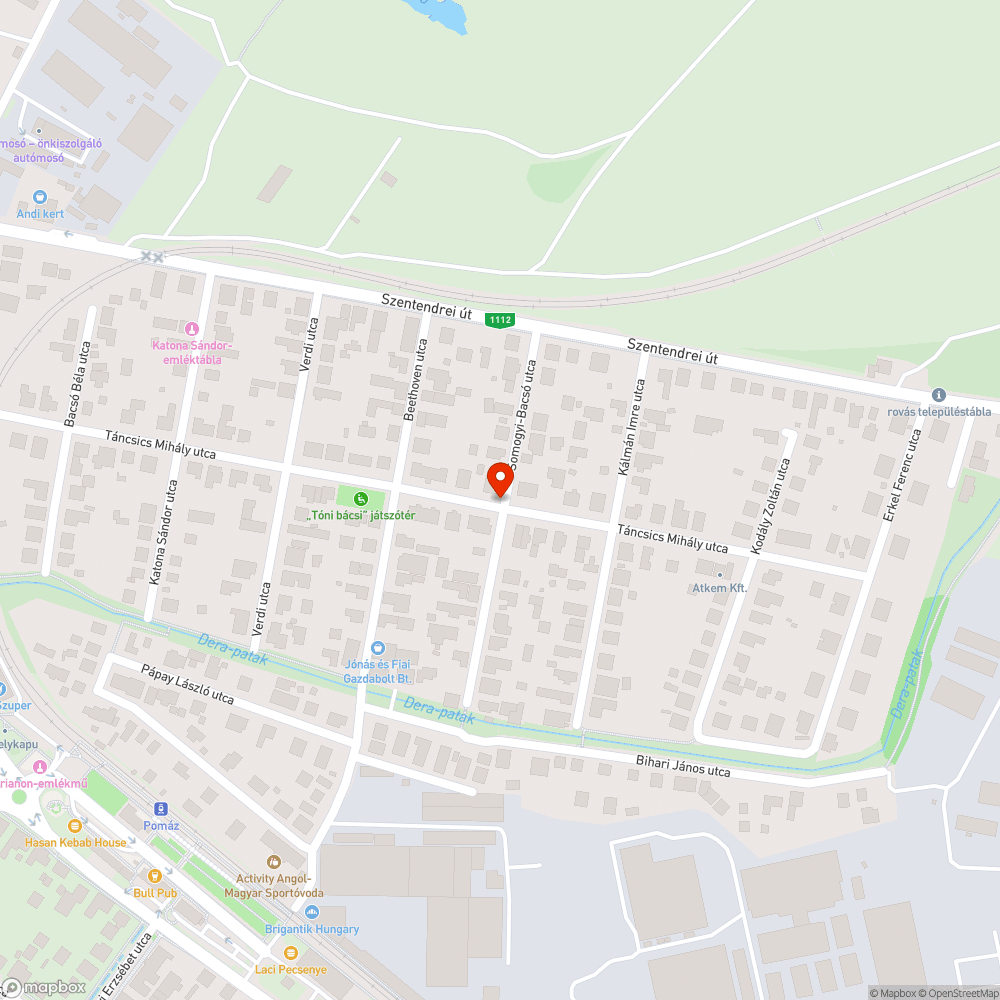 Megrongált tábla bejelentés helye