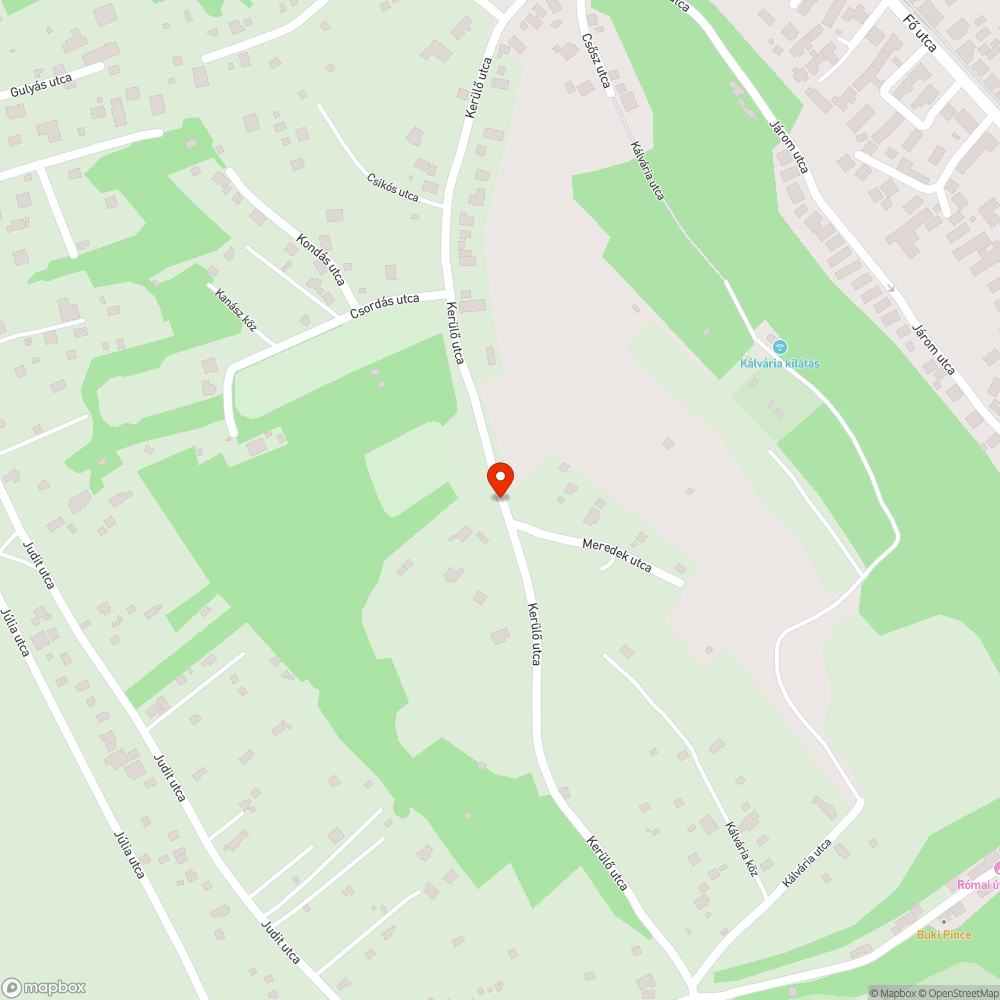 Kerülő utca állapota bejelentés helye