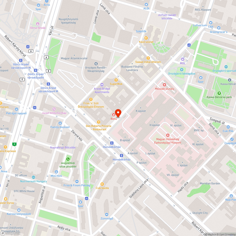 Kiszáradt fák bejelentés helye