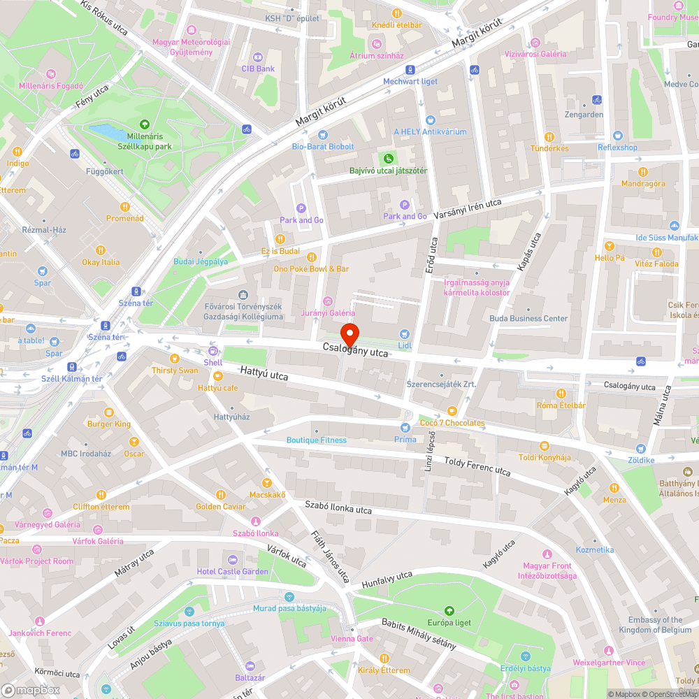 Fedlaphiba bejelentés helye