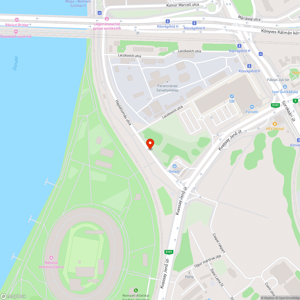 Elfelejtett zöld bejelentés helye