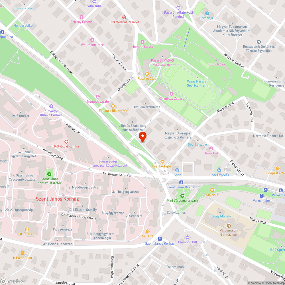 Elpusztult satnya fák bejelentés helye