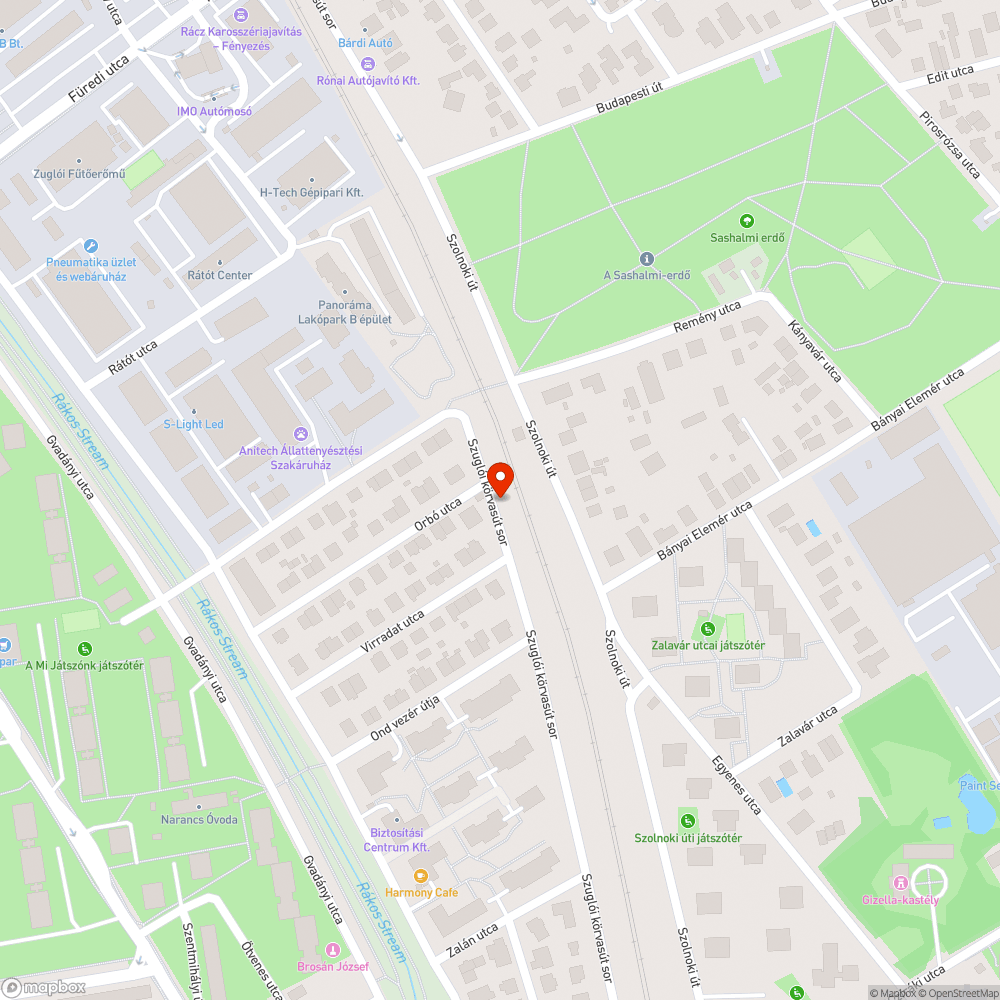 Szemét bejelentés helye