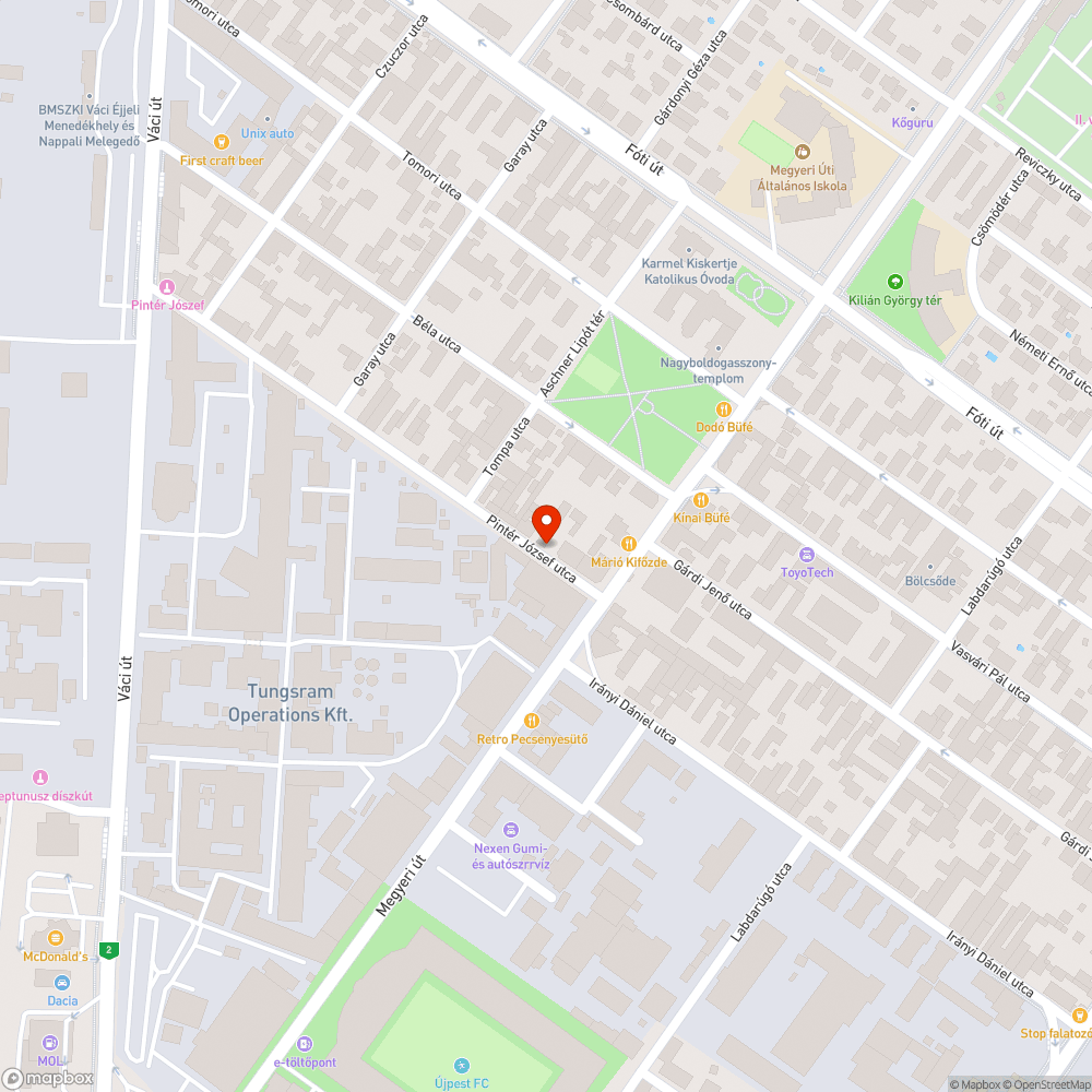 Régóta járdánál parkoló autóroncs bejelentés helye