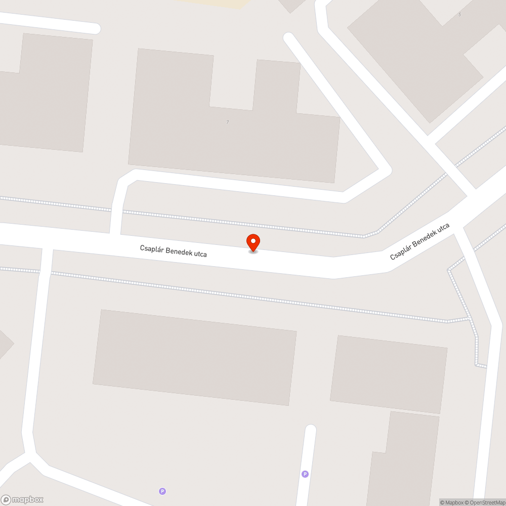 Kátyú a Csaplár Benedek utcában bejelentés helye