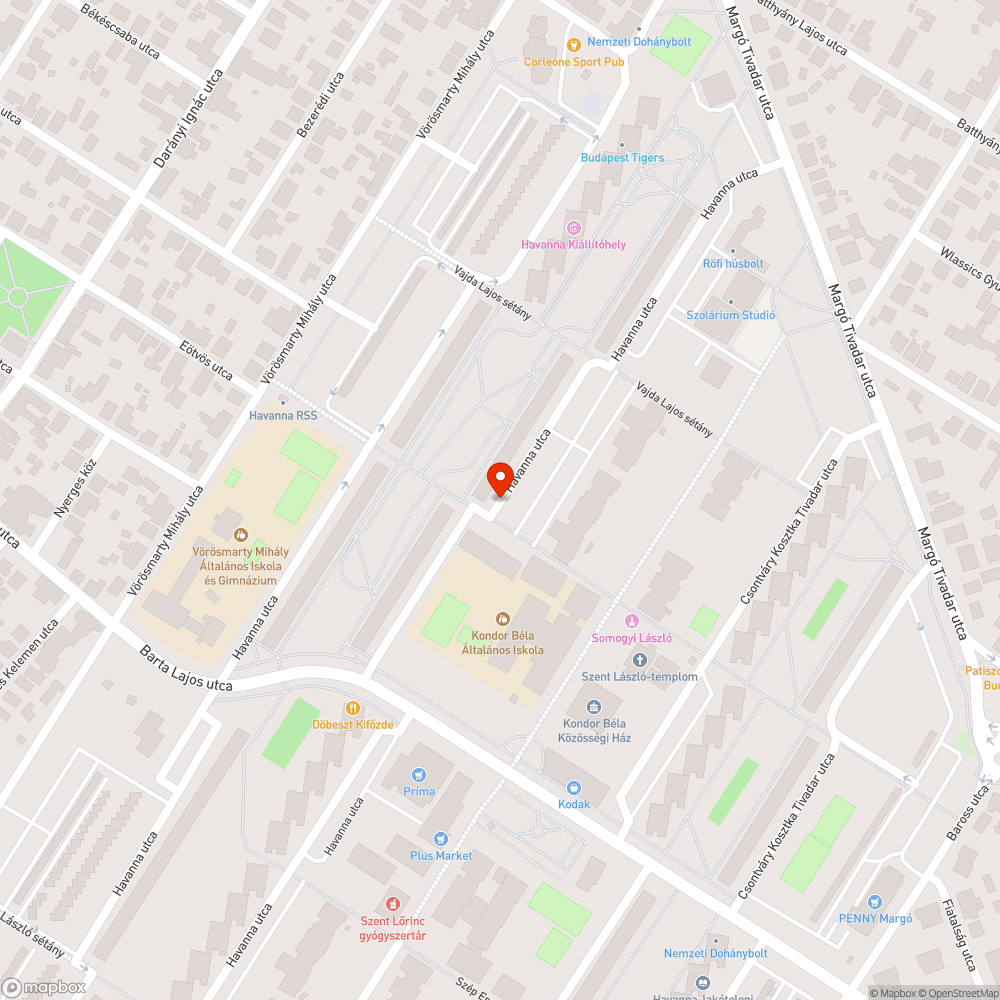 Elhagyott jármű bejelentés helye