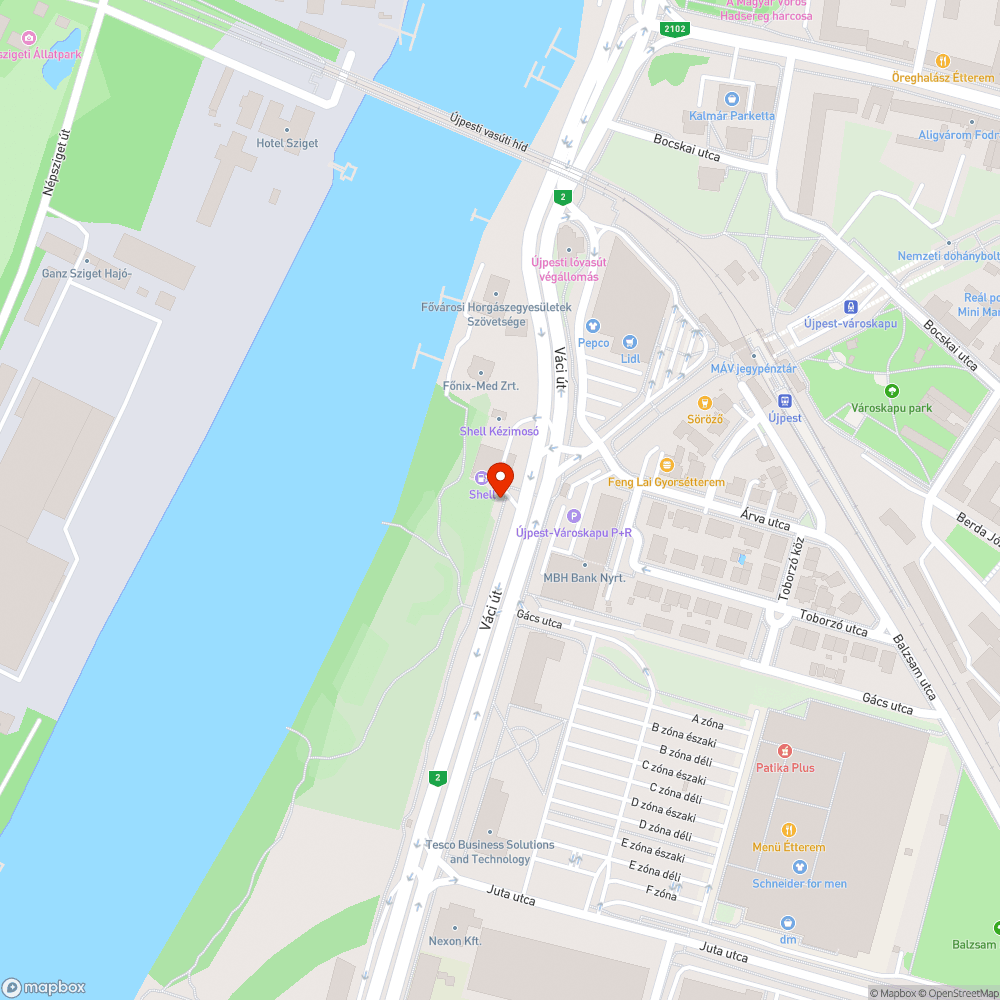 Kiszáradt fa bejelentés helye