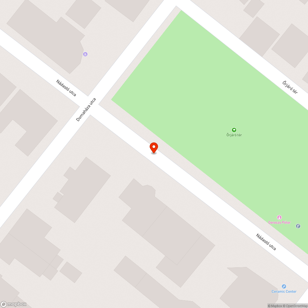 Elhagyott jármű az Őrjáró téren bejelentés helye