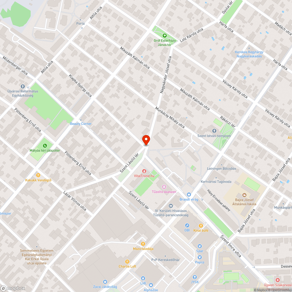 Vízfolyás Újpest Klapka 34. sarok bejelentés helye