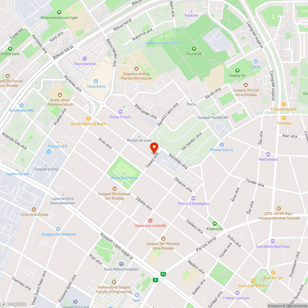 Járhatatlan járda bejelentés helye