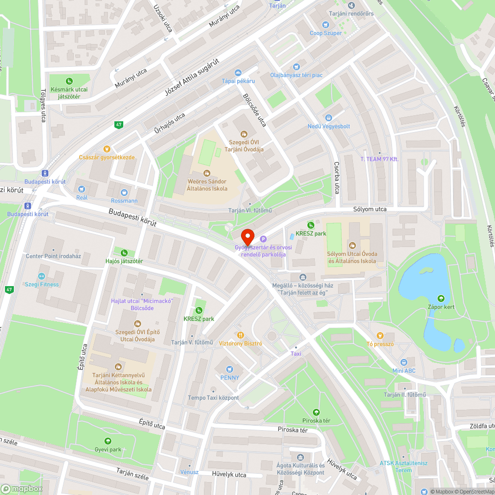 Kilátásban akadályozó utca/reklámtábla bejelentés helye