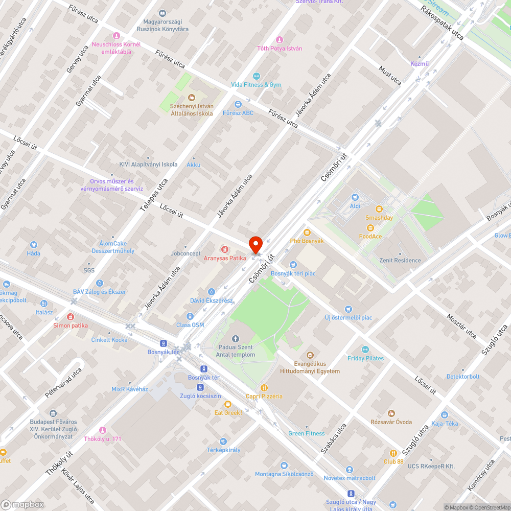 Átépítés után otthagyott terelőtábla talppal bejelentés helye