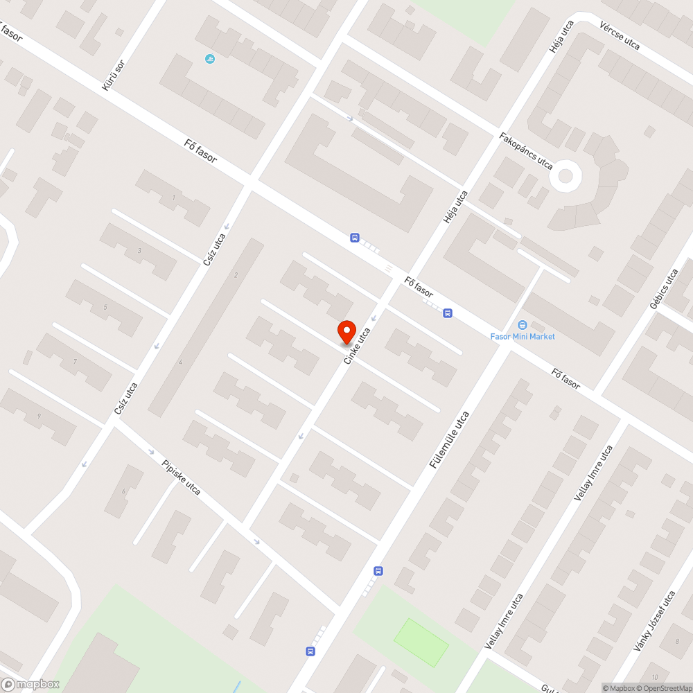 Mély kátyú az úton bejelentés helye