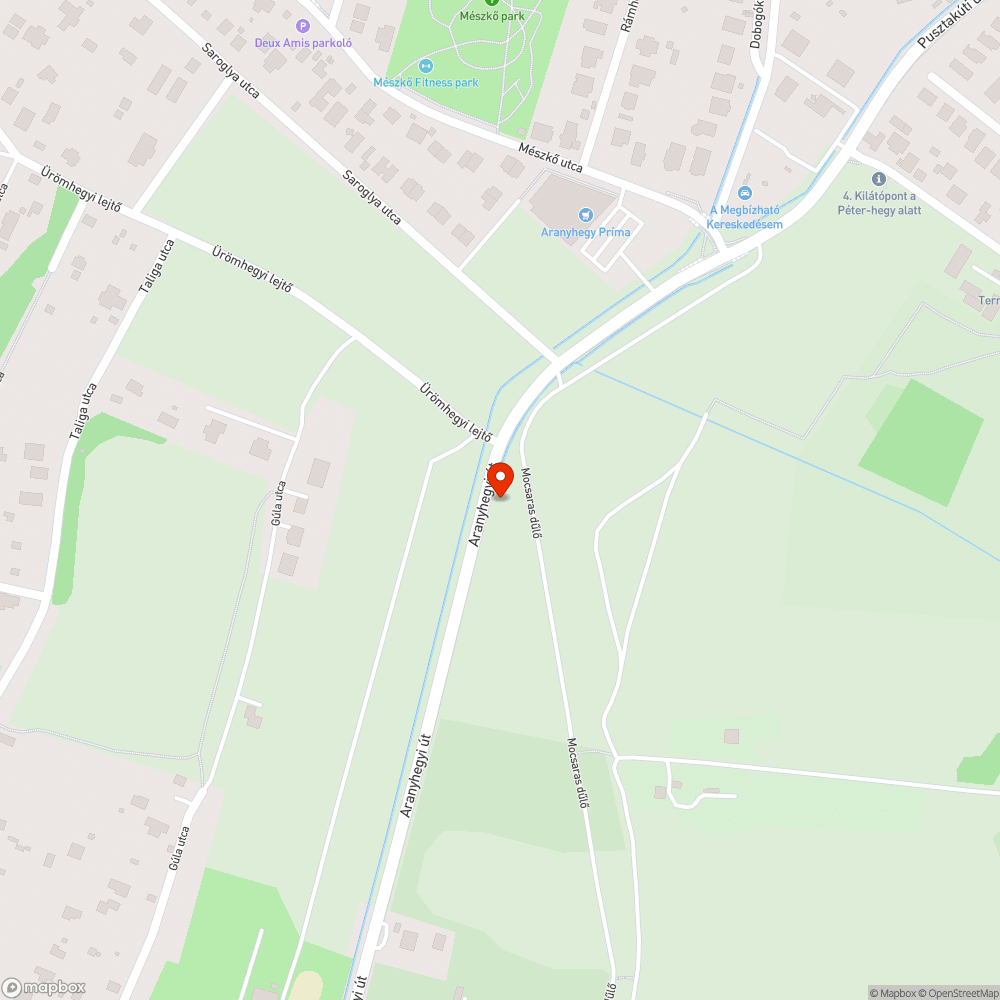 Nincs gyalogátkelő bejelentés helye