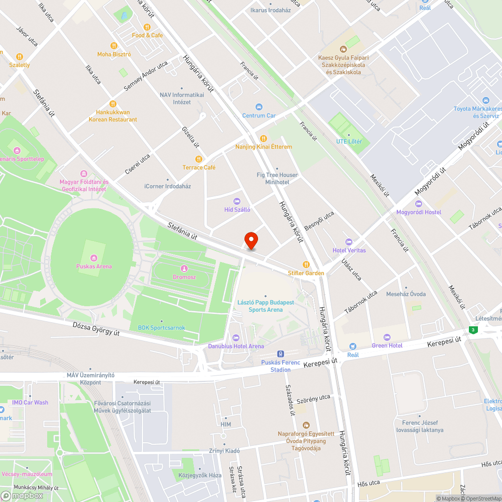 Esőzések idején használhatatlan megálló bejelentés helye