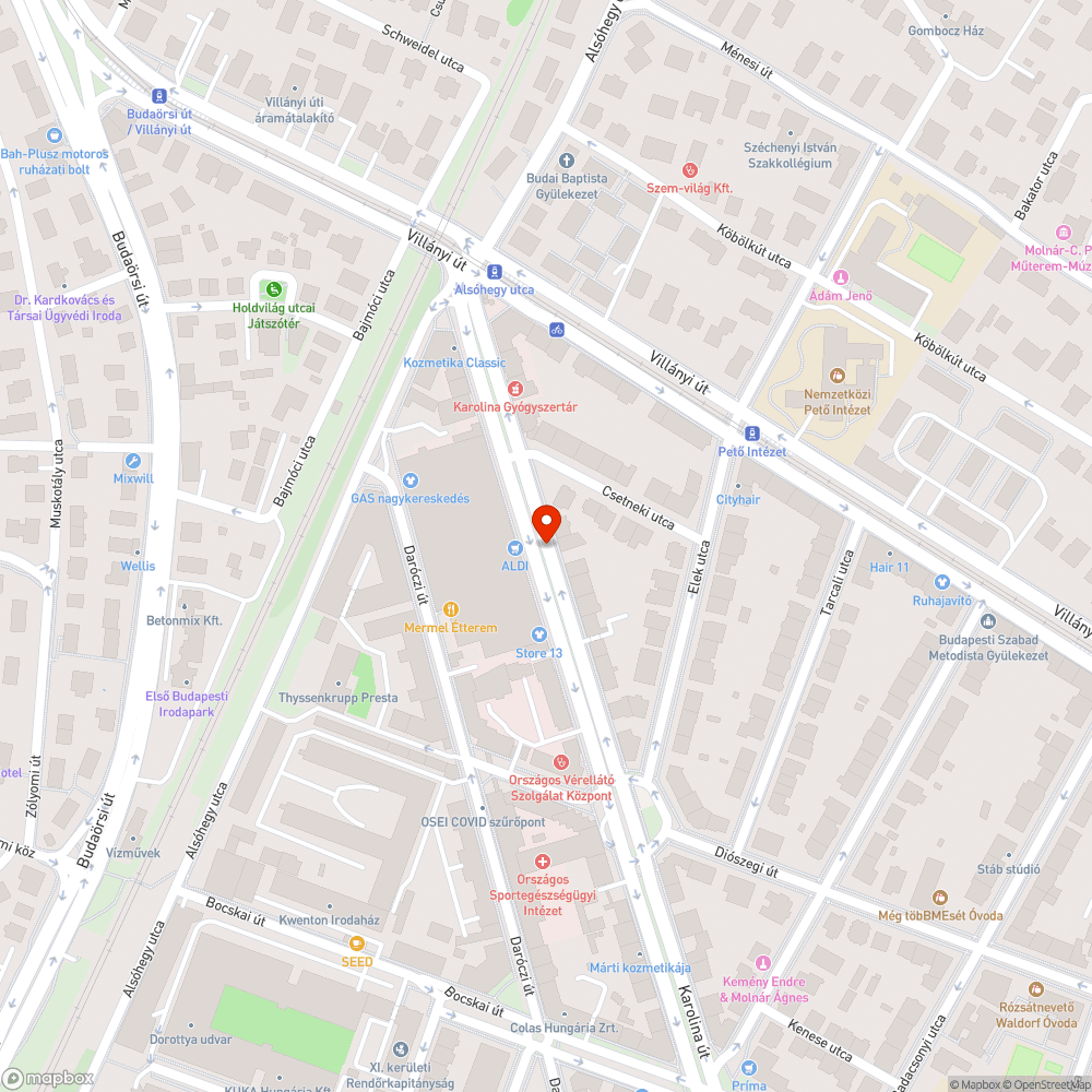 Beszakadas előtt 2 bejelentés helye