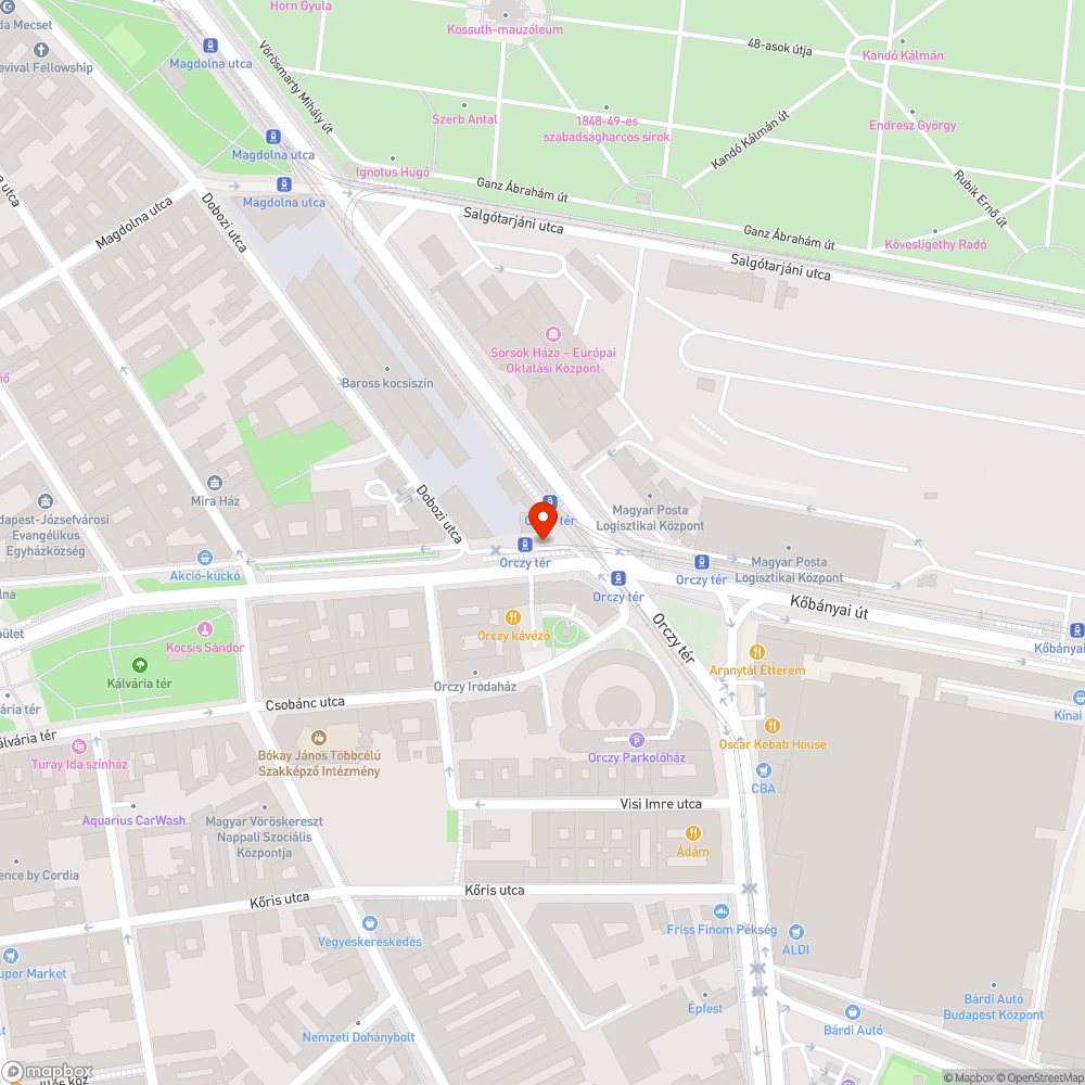 Esőben várni bejelentés helye