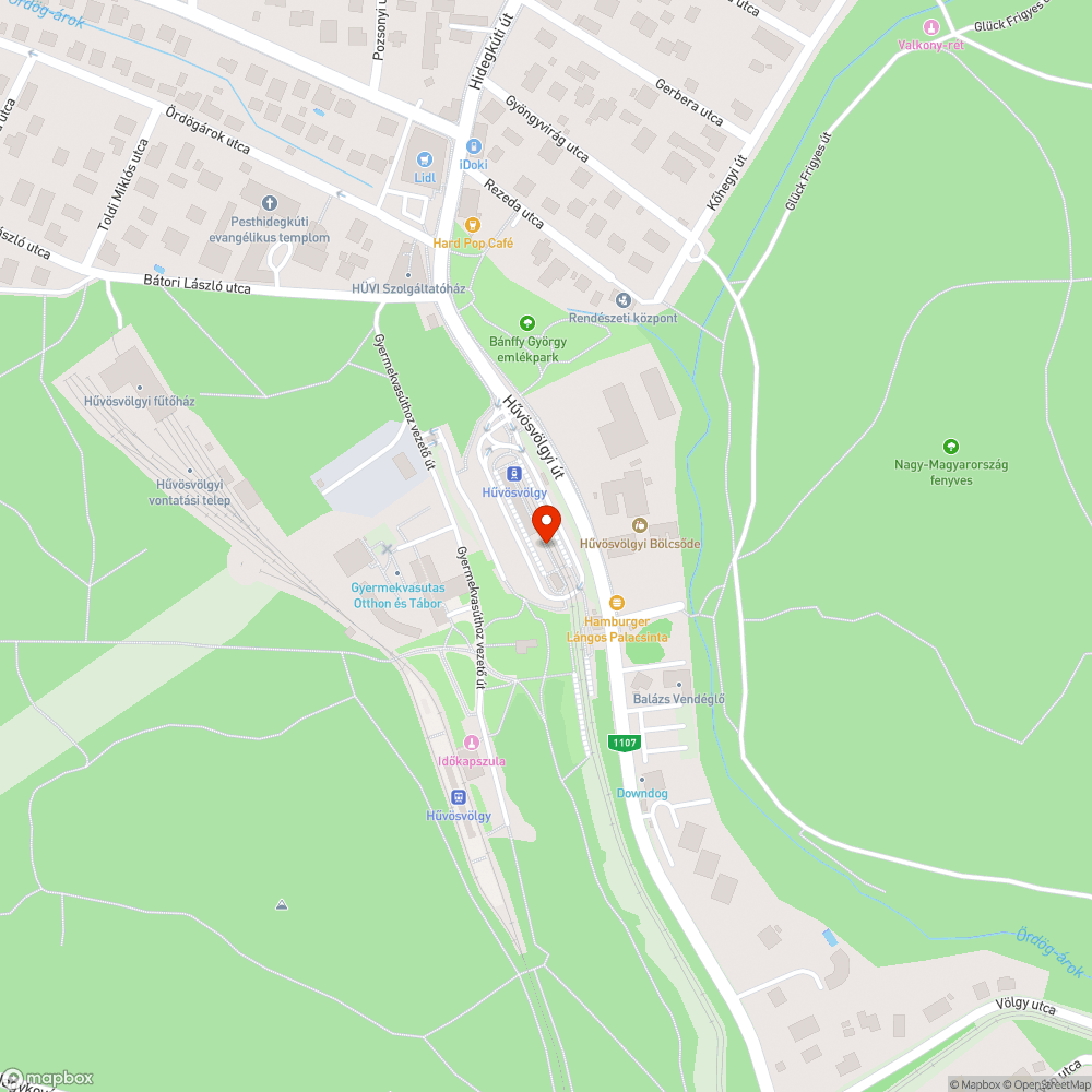 Hűvösvölgyi végállomás - kiszáradt fák pótlása bejelentés helye