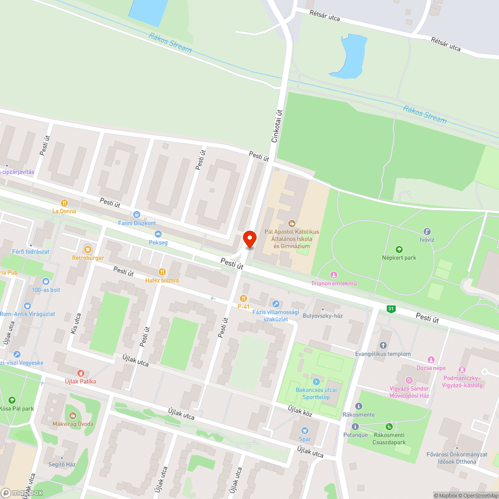 Plakát maradvány bejelentés helye