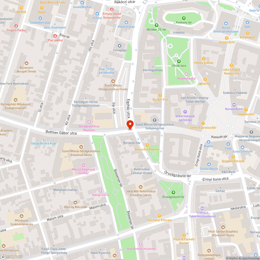 Két nagy kátyú - Bethlen u. bejelentés helye