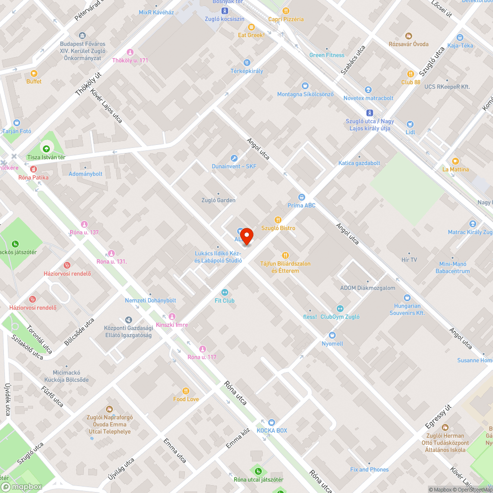 Kidőlt korlát a sarkon bejelentés helye