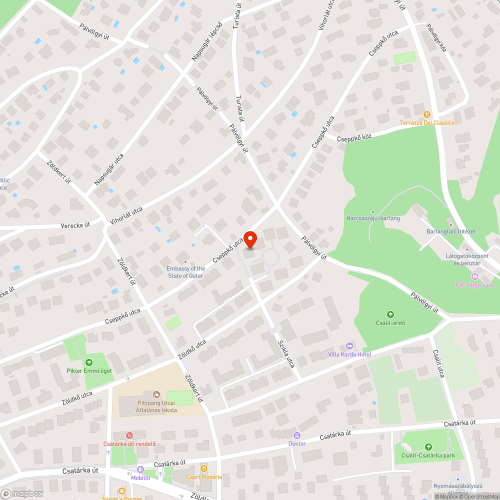 Járdán parkolás bejelentés helye