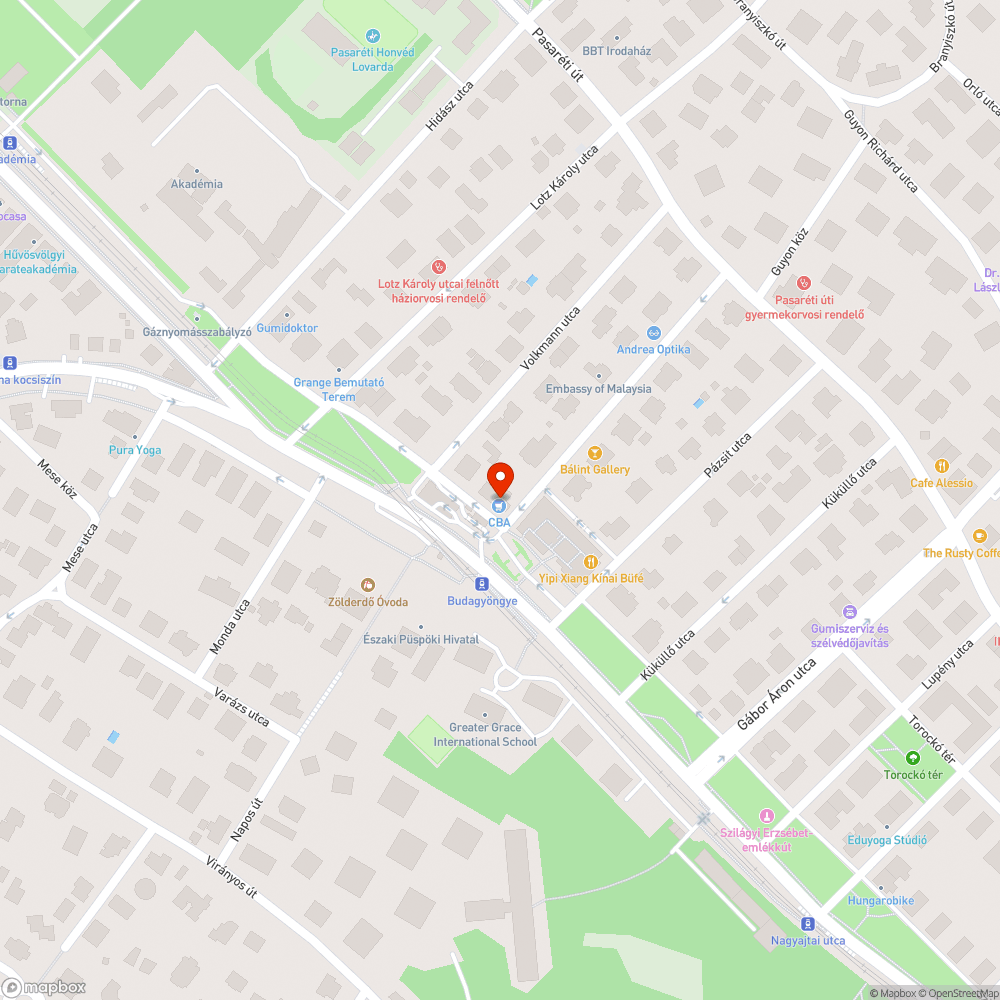 Esők utáni pocsolya bejelentés helye