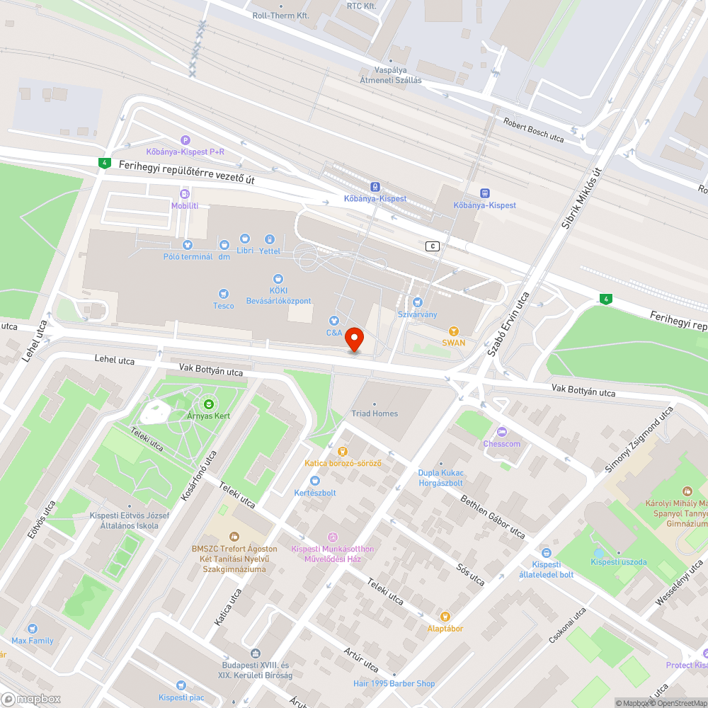 Rendszeresen akadályozott kerékpársáv lehajtó bejelentés helye