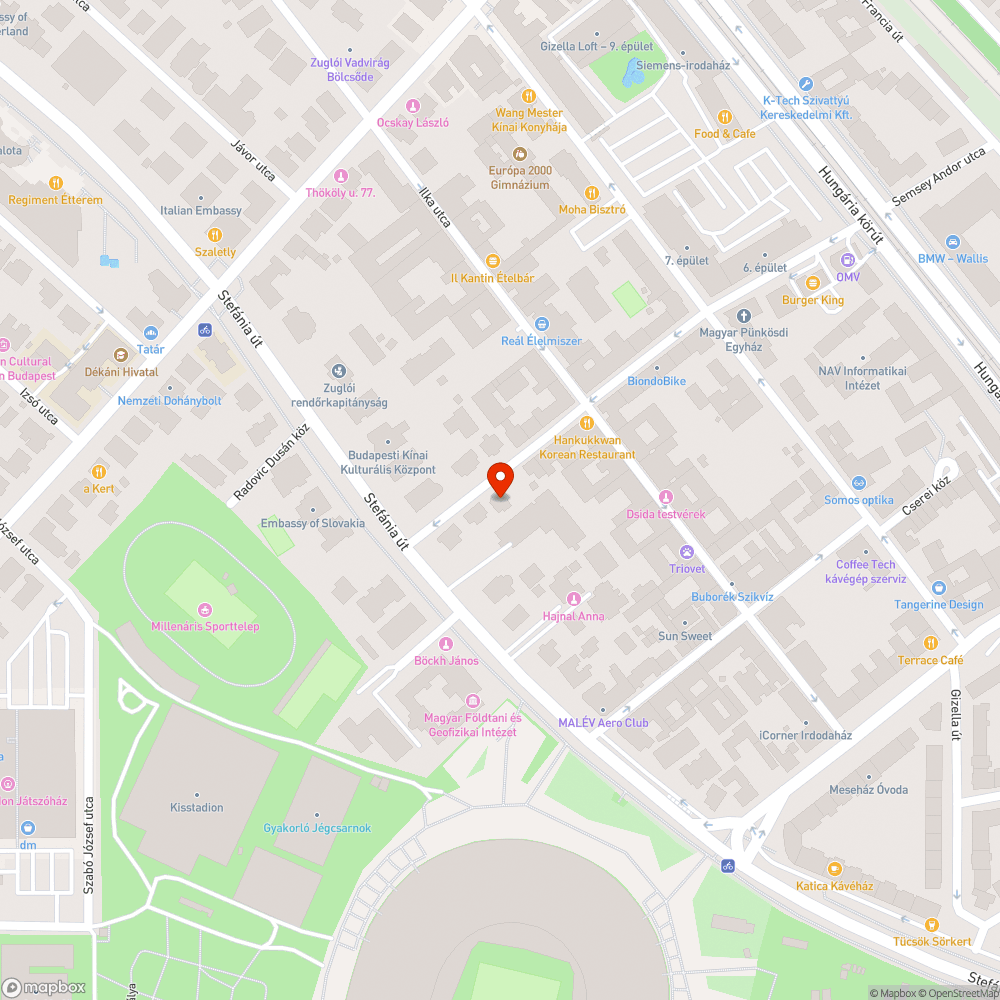 Ágymatrac közterületen bejelentés helye