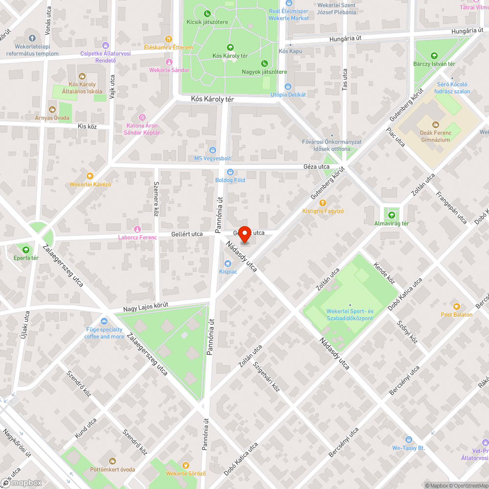 Úttestre benyúló zöld növények bejelentés helye