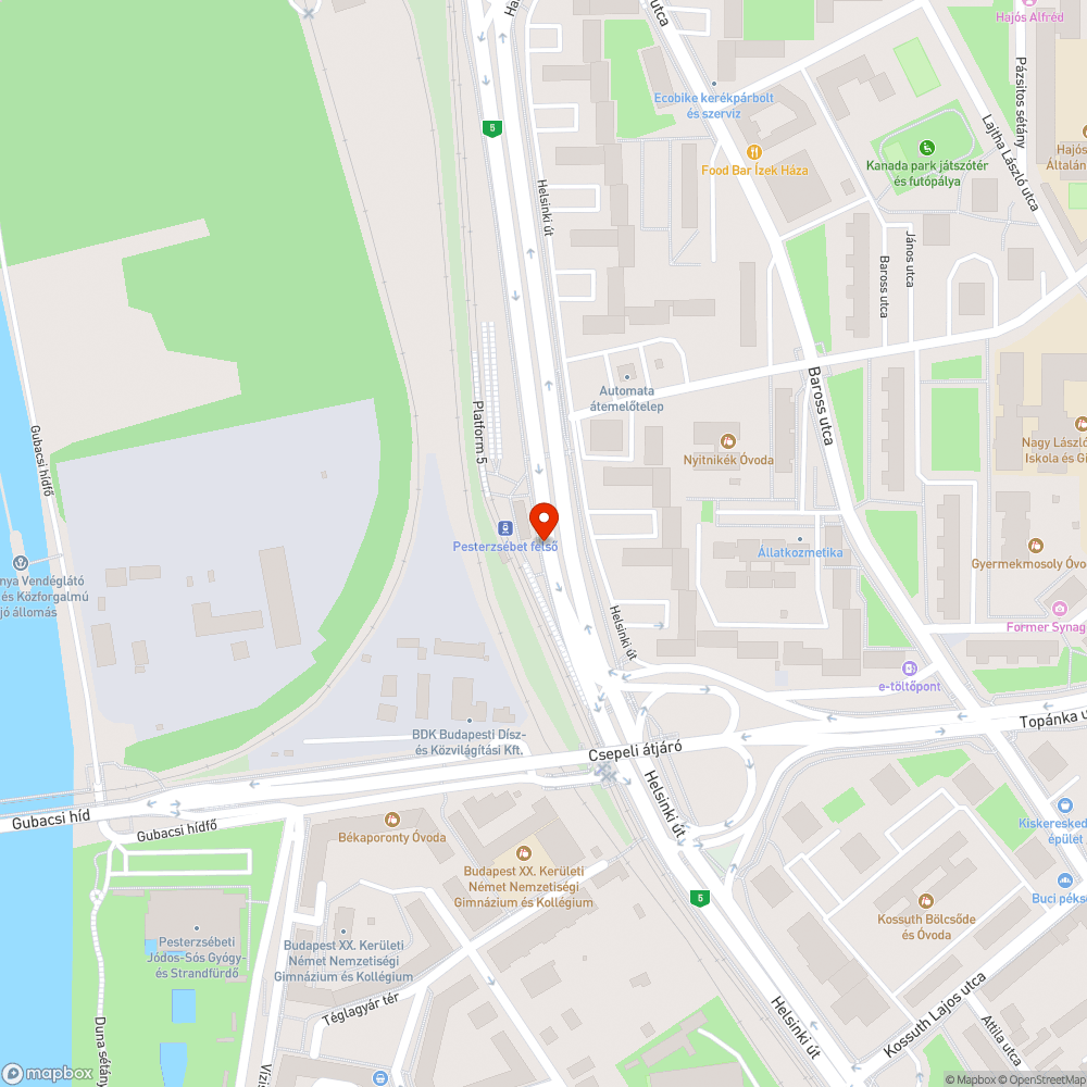 A buszmegálló járdáján sérült a járdaszegély bejelentés helye