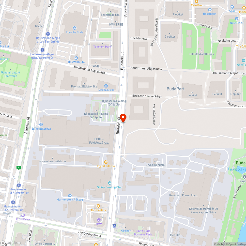 Csatornarács körül hiányzó aszfalt bejelentés helye