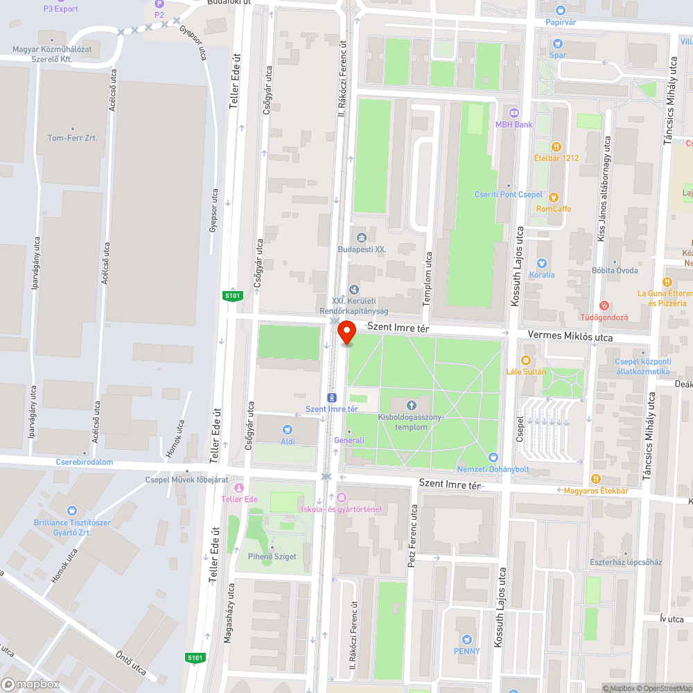 Nyomvályú, kátyú bejelentés helye