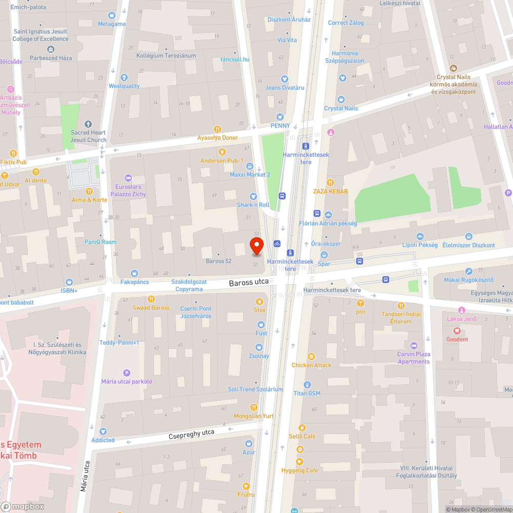 Szemét a Kiscsibész téren bejelentés helye