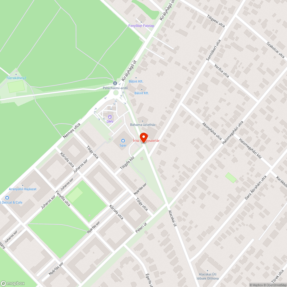 Kidöntött tábla bejelentés helye