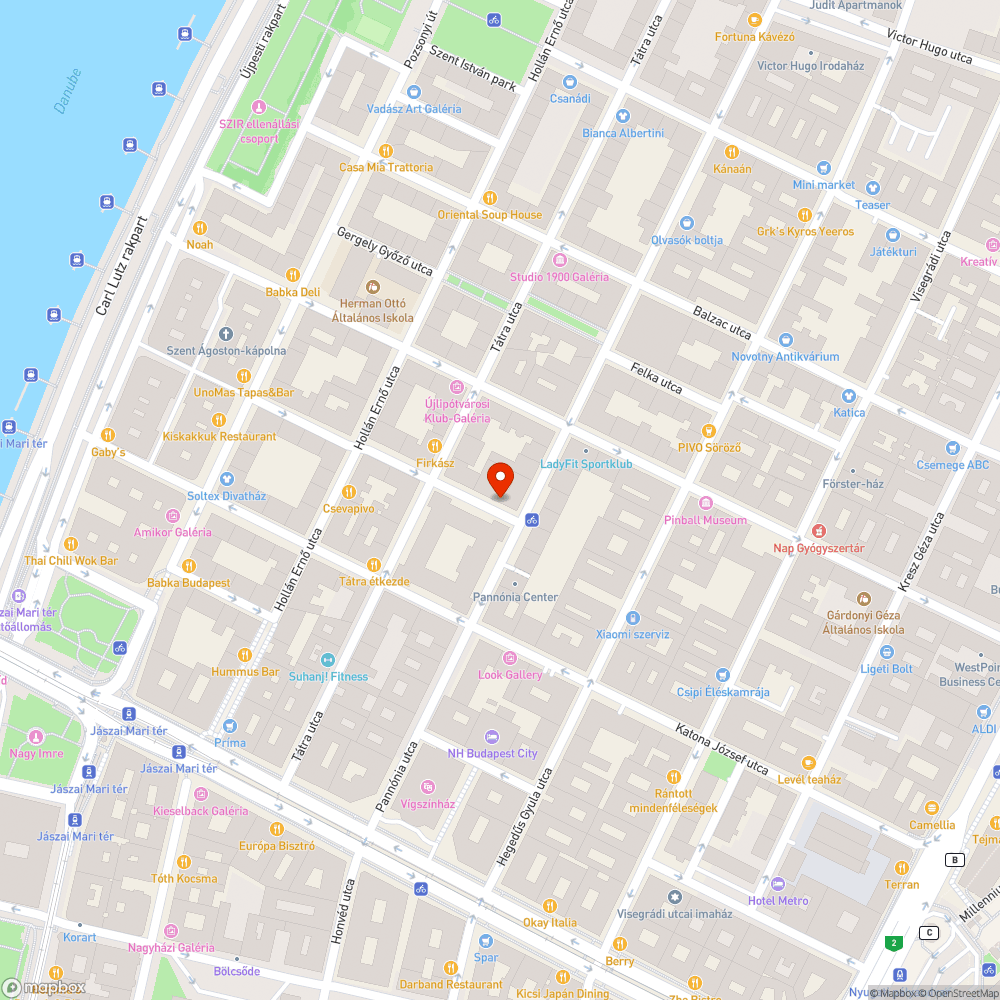 Embermagasságig lelógó vezeték bejelentés helye