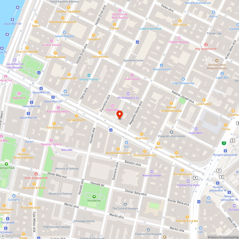 Hűtő bejelentés helye