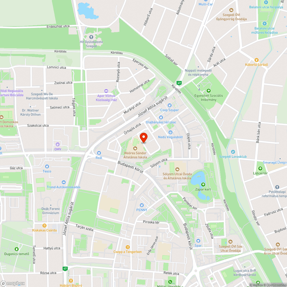 Hiányzó padok bejelentés helye