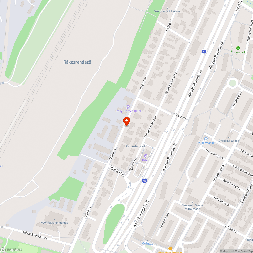 Roncs bejelentés helye