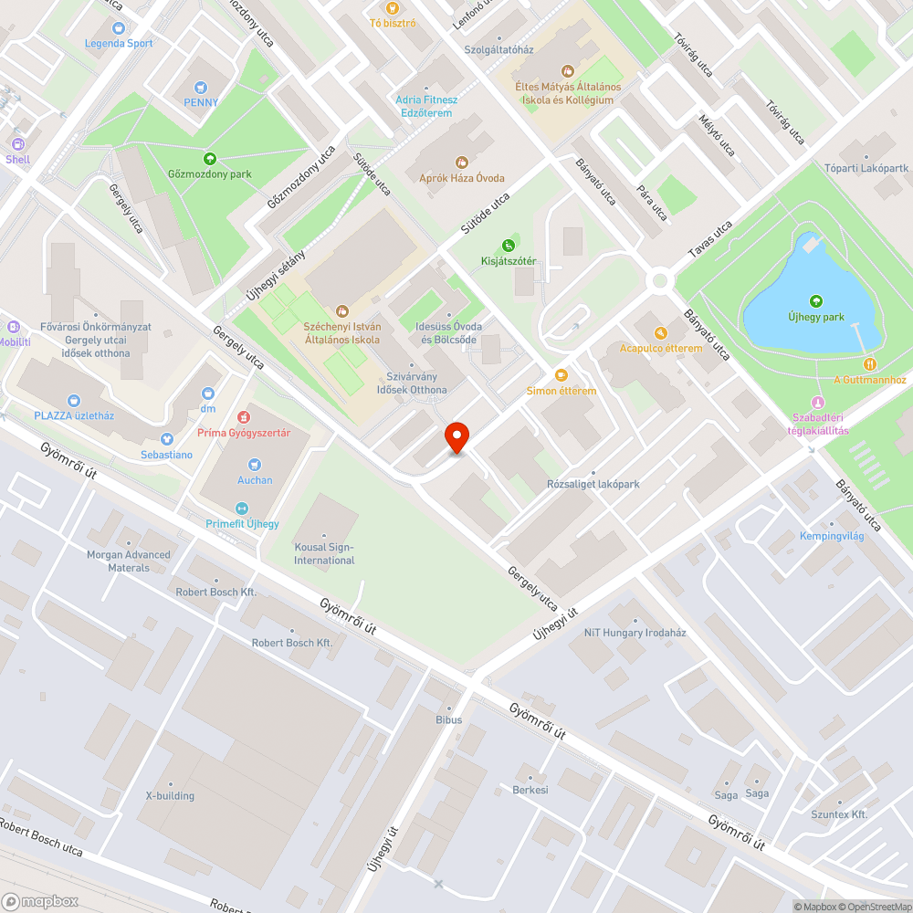 Útban süllyedő csatornafedlap bejelentés helye