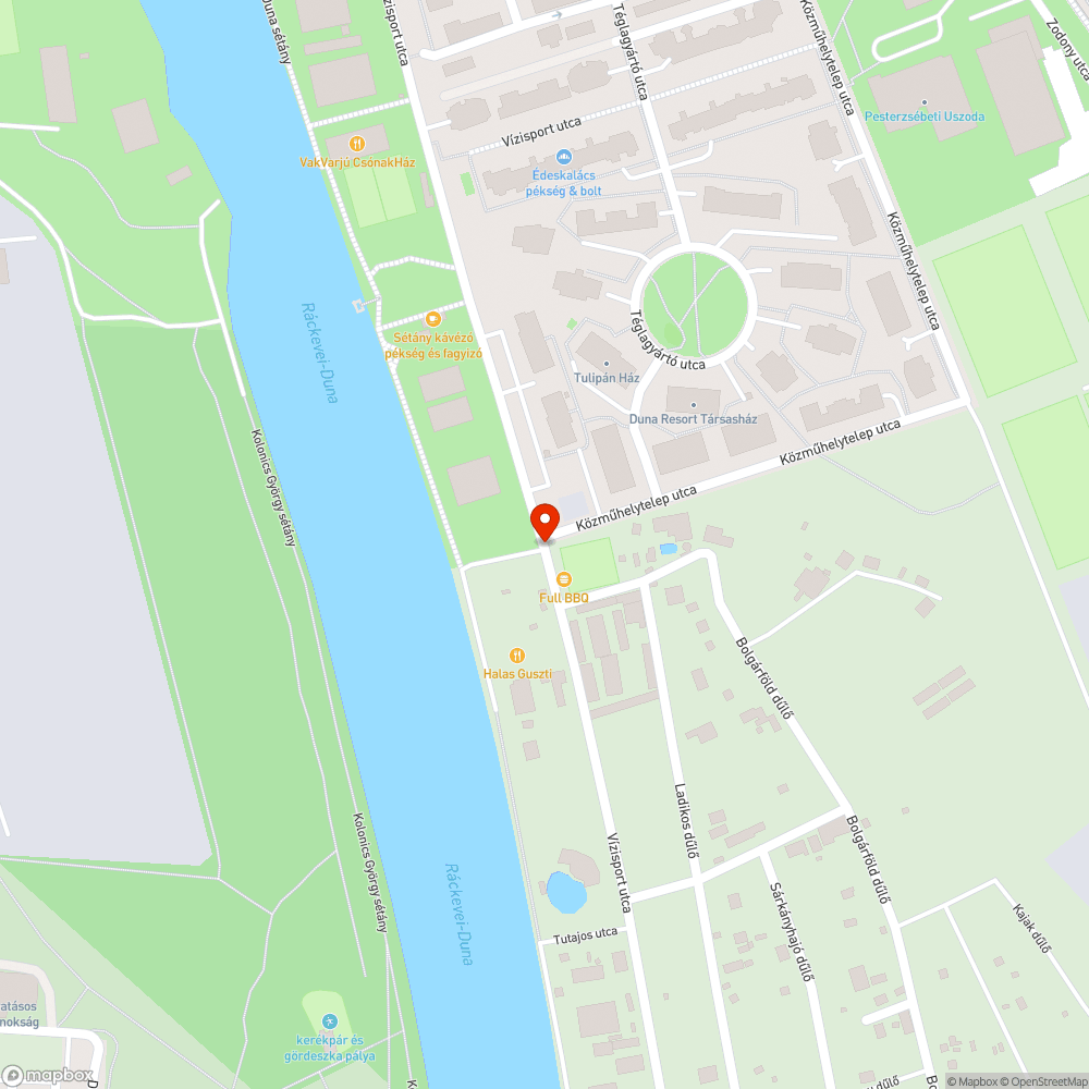 Nagy mennyiségű kavicsfelhordás az aszfaltos úton bejelentés helye