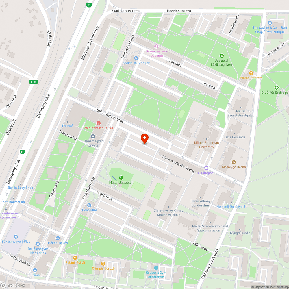 Bálint György utcai autótemető bejelentés helye