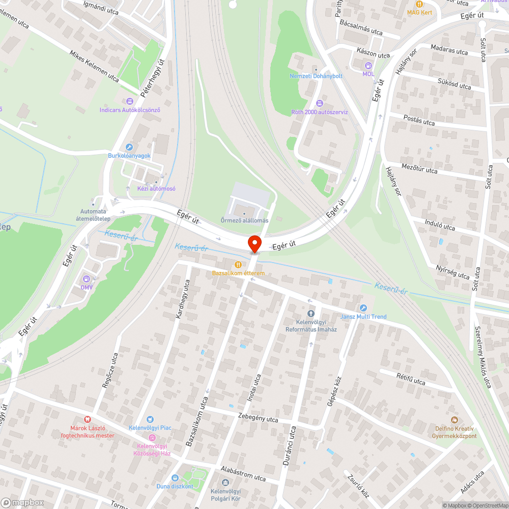 Záróvonal figyelmen kívül hagyása bejelentés helye