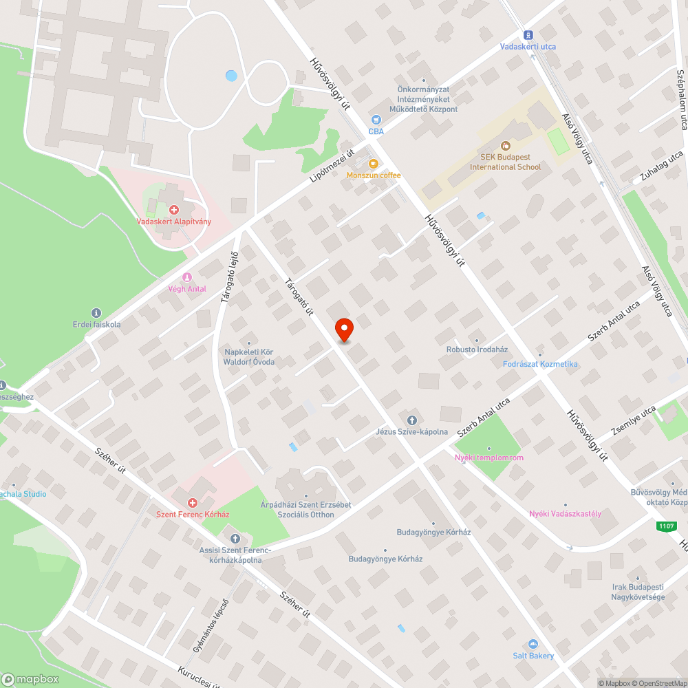 Hiányzó közműfedő a Tárogatón, a járdán bejelentés helye