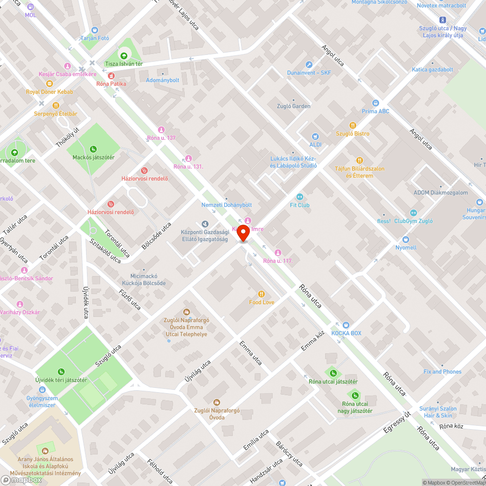 Elhanyagolt, szemetes zöldterület a sarkon bejelentés helye