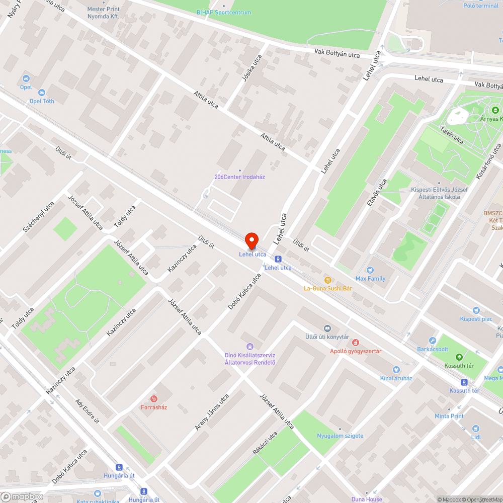 Ismételten eltűnt fényterelők bejelentés helye