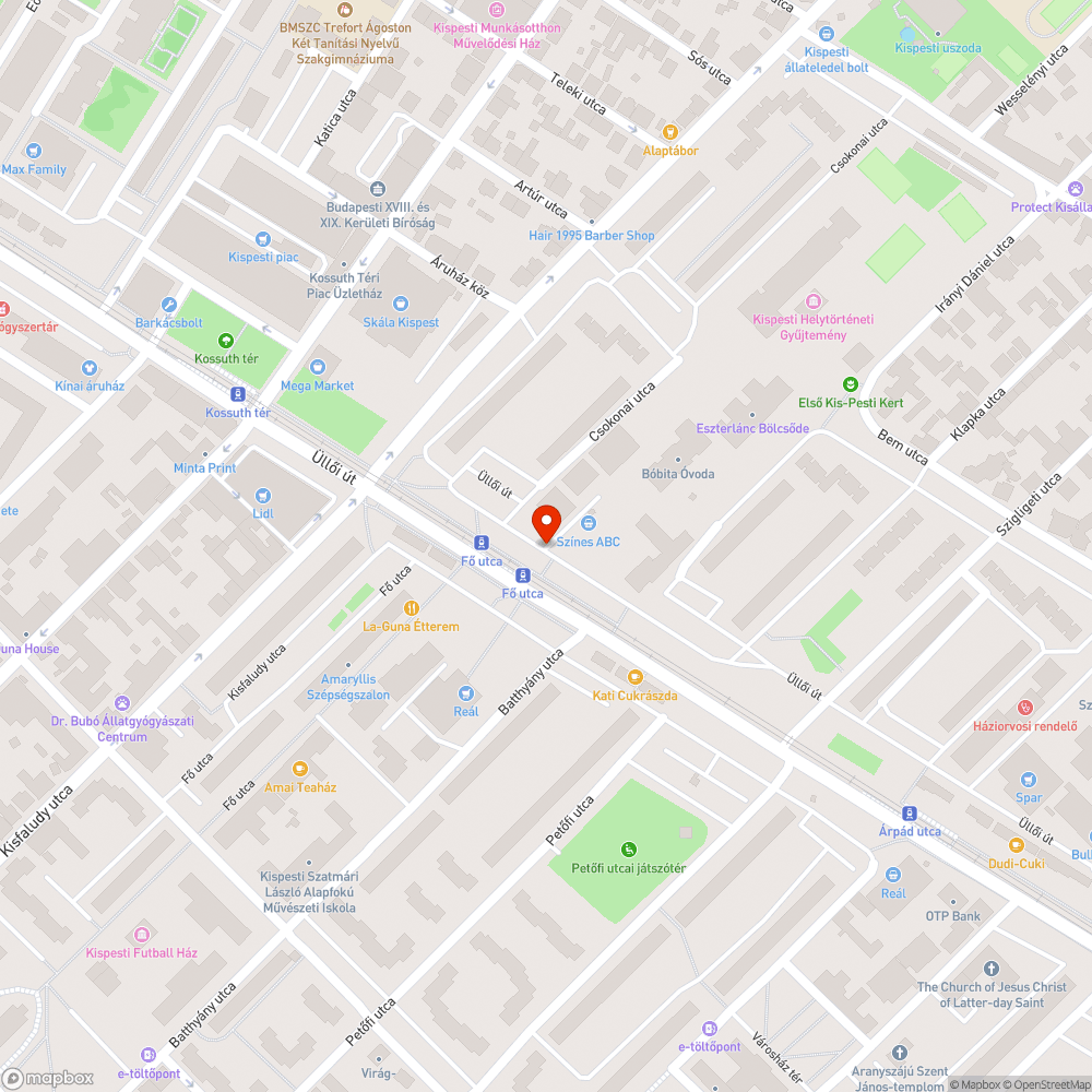 Elferdült tábla bejelentés helye