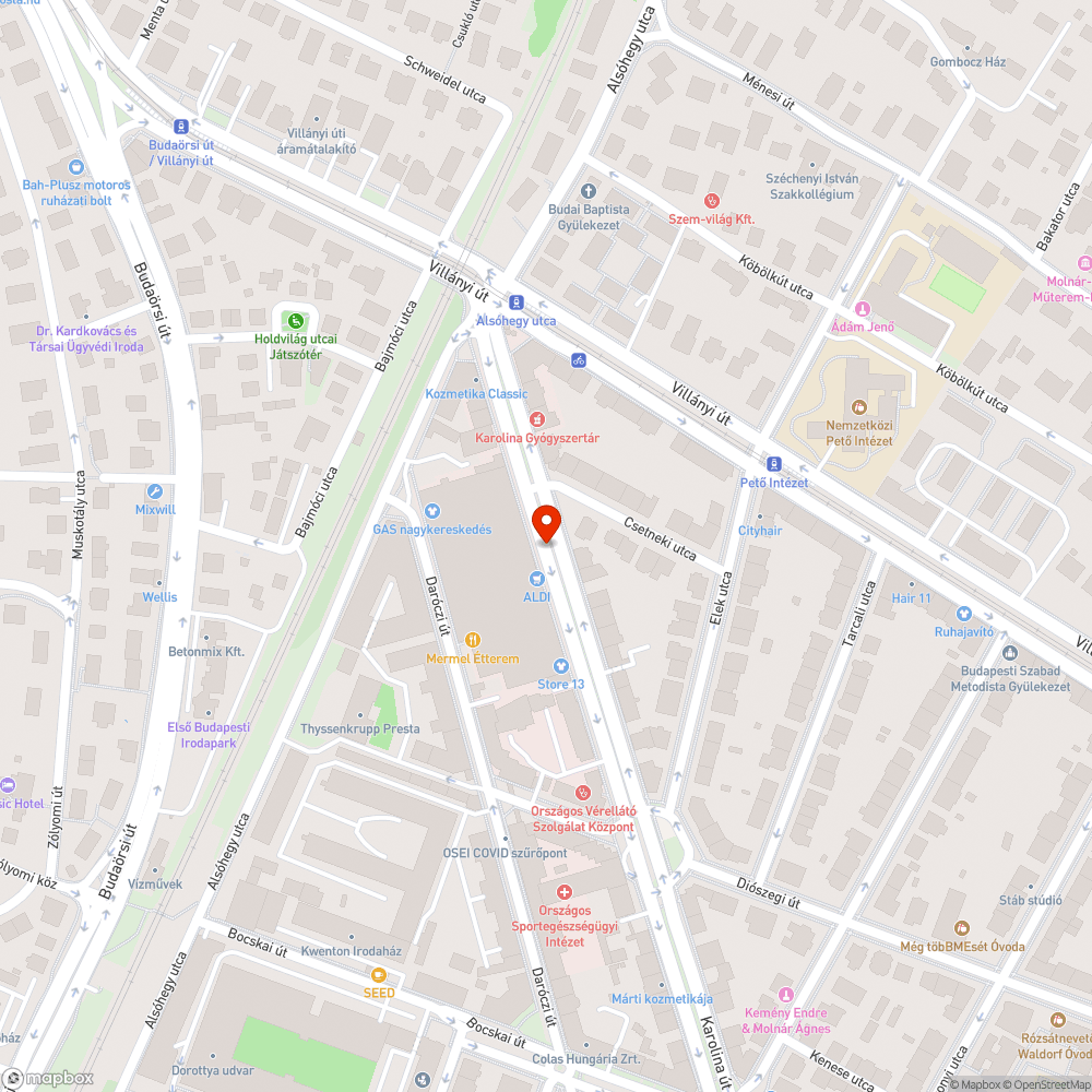 Eltűnt zöldterületek rehabilitációja bejelentés helye