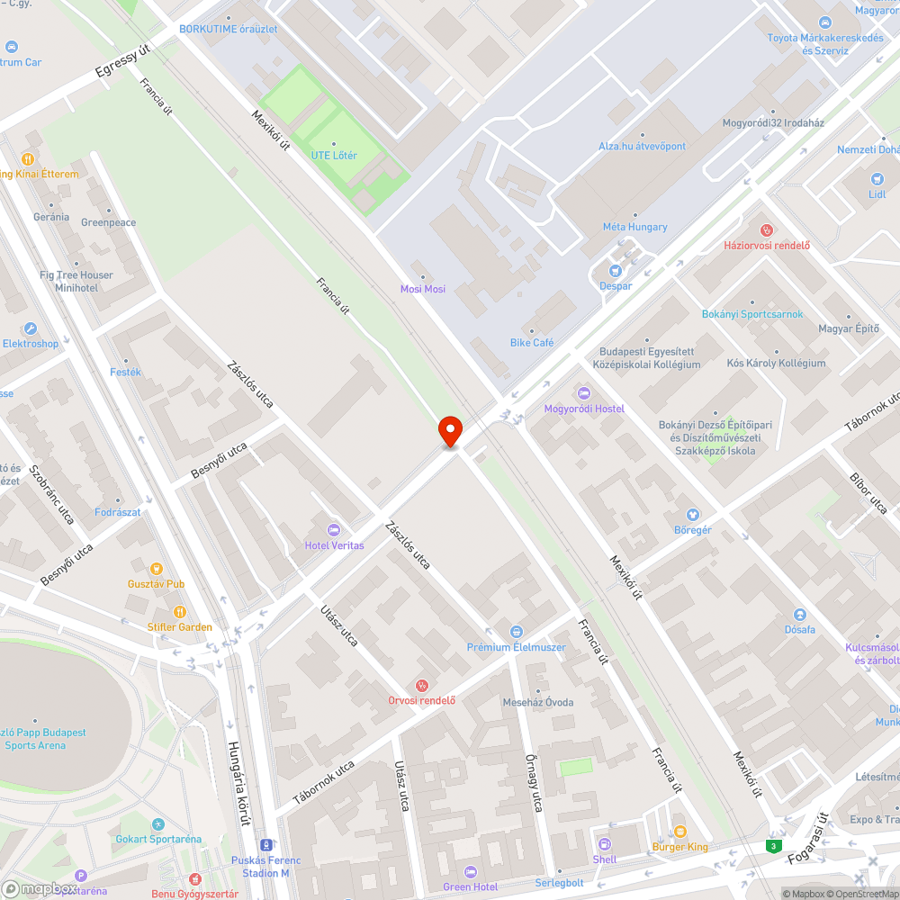 Zebra létrehozása bejelentés helye