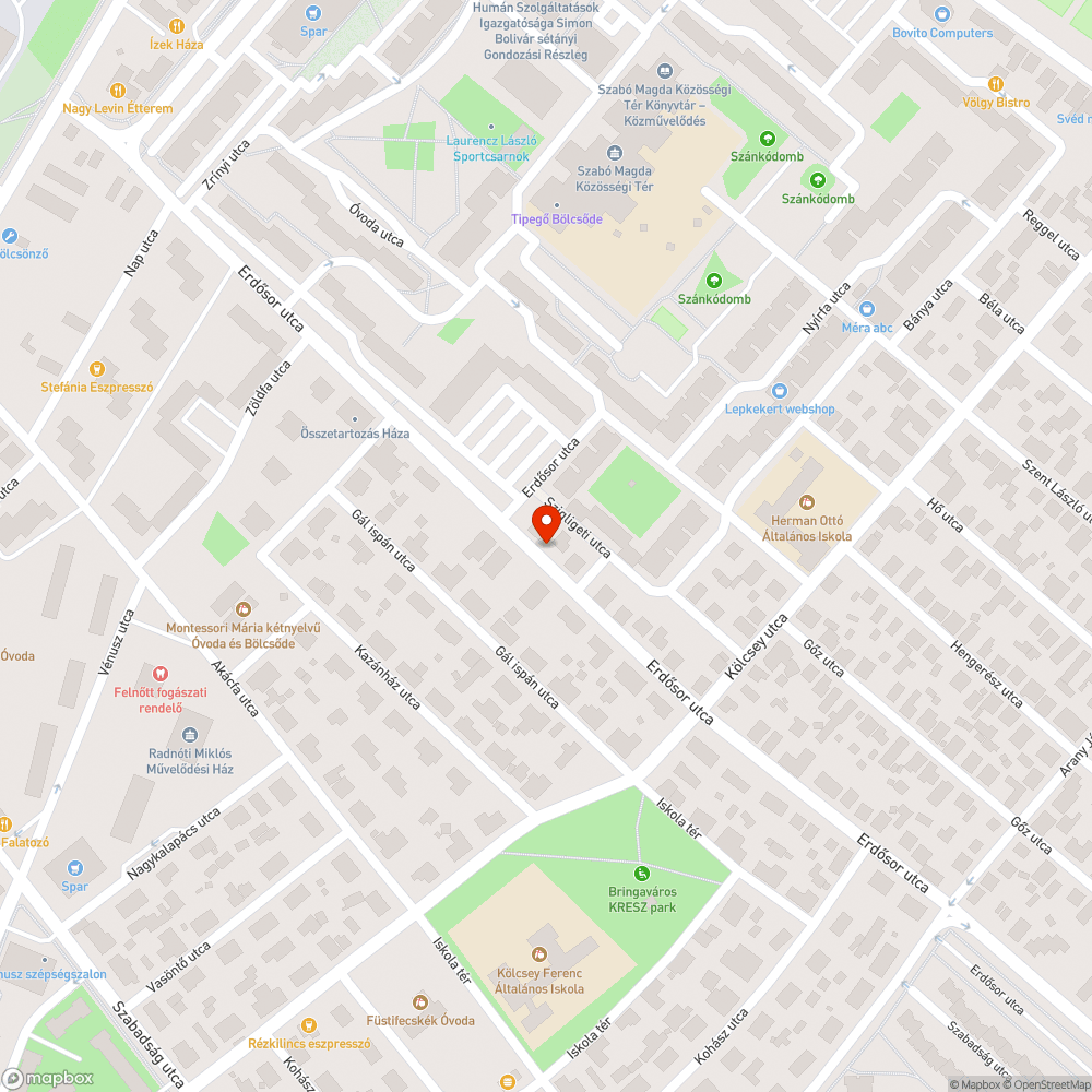 Rossz közvilágítás. bejelentés helye